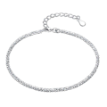 Miniatyrbillede 1 af 3: Let luksus stjerneblomst armbånd, funklende armbånd, justerbart, velegnet til damer kæreste kone (C)
