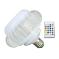 Miniatyrbillede 4 af 5: Smart LED Pære Trådløs Bluetooth Pære Højttaler E26 E27 RGB Farveskiftende Pære Med 24 Tasters Fjernbetjening[C]