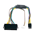 Miniatyrbillede 3 af 5: ATX Hoved 24-Pin Hun til 6-Pin Han 6-Pin PCI-E PSU Strømforsyningsadapterkabel Stik til HP Elite Photo Color