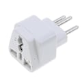 Miniatyrbilde 1 av 5: Universal UK/US/EU til Sveits Sveitsisk AC Strømplugg Reiseadapter Konvertere White
