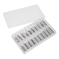 Miniatyrbild 3 av 5: Rörfriktionsstift Tryckstänger Stift Nitarändar för Urband Klips Remmar Spännen Tjocklek 1,2 mm[C]