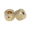 Pikkukuva 2 / 5: 4x Pyörän Hex Hub -adapterit SCX10 CC01 WRAITH 90027 90034 1/12 RC-autoon 9mm (C)