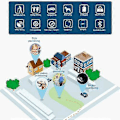 Miniatyrbillede 4 af 5: 4-pak Tile Bluetooth Tracker - udskifteligt batteri - GPS nøgle, kæledyrsfinder