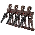 Miniatyrbillede 4 af 5: 28 stk. Battle Soldiers Minifigurer, Generaler og Droids med Våben Kit Sæt, Byggeklodser Figurer Legetøj Børnegave