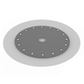 Miniatyrbillede 4 af 5: 360 Computer Base Drejeskive, Computer Skærm Dreje Ramme, Aluminium Legering Dreje Ramme, Kontor C Silver