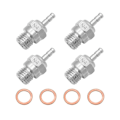 Miniatyrbilde 2 av 5: 4 stk. Hot Glow Plug N4 Tennplugger Nitro Motordeler Erstatter Os For Redcat 1/8 1/10 Rc Bil Lastebil
