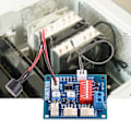 Miniatyrbild 3 av 5: 12V PC Fläkt Temperaturkontroll PWM Hastighetsregulator Modul Alarm Summer Sensor med Alarm I6(FCC)