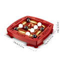 Miniatyrbild 3 av 5: Logiskt Schackspelsbana Pedagogisk Leksak Schackspelsbana 2 Spelare Snabbt Strategispel Förälder Barn Interaktiv Leksak (C)
