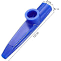 Miniatyrbillede 2 af 5: Plastik Kazoo Musikinstrumenter Kazoo Instrument Kazoo Fløjte Farvede Kazoos Egnet Til Musikelskere Og Gaver (5 stk., Tilfældig Farve) (HYYC)