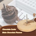 Miniatyrbillede 4 af 5: Rustfrit Stål Ostkrøller & Ostskræller - Perfekt til De Moine Ost & Chokolade, Multifunktionel