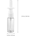 Miniatyrbillede 3 af 5: 5ml Næsesprayflaske Næsepumpe Sprayer Genopfyldbar Rejse Størrelse (5ml, 20 stk) (a-1b) 20ML