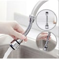 Miniatyrbild 1 av 5: Flexibelt Kranmunstycke - 360° Roterande Köksblandare Adapter