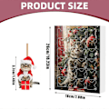 Miniatyrbillede 3 af 5: 24 Dages Julekalender Blind Boxs 24 Forskellige Designs Af Julepynt Kattevedhæng Åbn Juleoverraskelsen Skab En Varmt Hjem Atmosfære