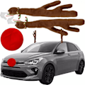 Miniatyrbilde 1 av 5: Reinsdyr til bilen - Rudolf