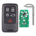 Miniatyrbild 2 av 5: KR55WK49264 Bil Smart Key 5 Knappar för V60 S60 S60L S80 XC60 XC70 V40 2007-2016 ID46 PCF7953 Chip