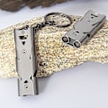 Miniatyrbild 3 av 5: Dww-2PCS Nödraket med Dubbla Rör, Överlevnadsvissla, Dubbla Rör Hög Decibel Vissla, Nödraketer i Metall, för Domare