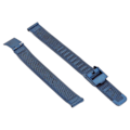 Miniatyrbilde 3 av 5: Flettet rustfritt stål armbånd i mesh, fleksibelt erstatningsarmbånd for klokke, tilbehør for menn og kvinner, blå, 0,79 tommer [C]