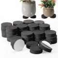 Miniatyrbild 1 av 4: 100 st 50 st Krukfötter Höjare Naturligt Gummi Blomkruka Matta Osynliga Krukfötter För Tung Utomhusplan 50MM -CH -GLS[C] 100PCS
