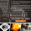 Miniatyrbild 4 av 5: Tändstavsats för Pellet Grill Tändstav Värmeelement (C)