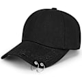 Miniatyrbillede 1 af 5: Kpop Wings Tour Jimin med Jernringe Hatte Love Yourself Snapback Baseball Cap Merchandise Sort - -  (C)