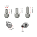 Miniatyrbilde 4 av 5: RC Messing Hjul Hex Hub Drive Adapter 4 stk. For Axial Scx10 RC Crawler 15mm (C)