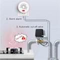 Miniatyrbild 2 av 5: ZigBee Smart Gasläckagedetektor Högkänslig Brännbar Gaslarm LPG Naturgassensor EU-STICK