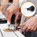 Miniatyrbillede 2 af 2: Kaffe Tamper Sæt, espresso Stempel med Flad Rustfri Stålbase (C)