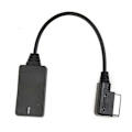 Miniatyrbild 1 av 3: Bluetooth-musikgränssnitt Aux-ljudkabeladapter för A5 A6 A8 Q7 Ami Mmi Ny (svart) (1 st)