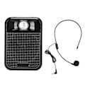 Miniatyrbild 2 av 4: Röstförstärkare med mikrofon, bärbar röstförstärkare laddningsbar trådbunden headset högtalarförstärkare röstförstärkare ledande teknik