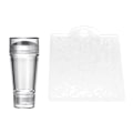 Miniatyrbilde 5 av 5: Dobbeltsidig Neglekunst Stamper Transparent Manikyr Skraper 4.3 x 6 x 2.7 cm (C)
