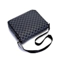 Miniatyrbild 1 av 4: Herrar Casual Rutig Axelväska, Läder Sport Messenger Bag