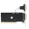 Miniatyrbild 3 av 4: PCI till Dubbel Seriell DB9 RS232 RS?232 2-Port Förlängningskort för Stationära Datorer