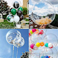 Miniatyrbillede 2 af 5: 40 stk. Balloner Gennemsigtige Bobleballoner Festballoner Klare Balloner til Jul Bryllup (C)
