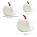 Miniatyrbilde 2 av 5: Kunstig Plysjgresskar Høst Høsting Fyllt Gresskar Halloween Thanksgiving Dekorasjoner Festforsyninger[C] 3