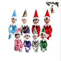 Miniatyrbillede 1 af 2: Julemandsdumme - Mand/Kvinde Elf Julemandsdumme Ornament
