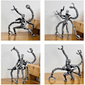 Miniatyrbillede 4 af 5: T13 Action Figur Tilbehør, Multi-leddede Bevægelige 3D Printede Legetøj (HYYC)