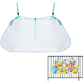 Miniatyrbillede 2 af 5: Pool Float Net Opbevaringspose, pladsbesparende Swimmingpool Hængende Opbevaringspose, foldbar Mesh Pool Organizer, Hængende Pool Opbevaringspose, Til Baghave Opbevaring 145x75x30cm Blue