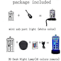 Miniatyrbillede 5 af 5: Tardis 3D Illusion LED Doctor Who Soveværelseslampe Natlys RGB 16 Farver Fjernbetjening Bordlampe (1)
