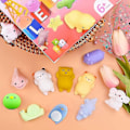 Miniatyrbild 4 av 4: Squishy Leksaker Billiga Squishy Fidget Leksaker Pack för Flickor Kawaii Söta Mjuka Tryck Slumpmässiga Stilar-WELLNGS