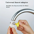 Miniatyrbillede 3 af 5: 2 stk. Universal Hane Adapter med Nøgle, til 15-24 mm Borediameter Hane