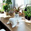 Miniatyrbild 2 av 5: Stor Bakdel Spöke Planterare Harts Luftväxt Hållare Bordsdekor Spöke Surande Rumpa Blomkruka Skämtgåva för Familj Vänner Växtälskare I6(FCC)