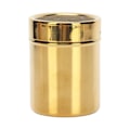 Miniatyrbillede 2 af 5: Pulverspreder i rustfrit stål, rustbestandig, guld, finmasket pulversukkerspreder til køkken (C)