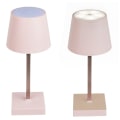 Miniatyrbild 3 av 4: Dimbar bordslampa med touchfunktion, batteri, 6-18 timmar, LED, USB, trådlös lampa, NY, Ny för 2024 zw[C] White