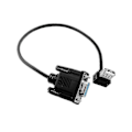 Miniatyrbilde 2 av 5: Rs232 Db9 9 Pin Hunn Til Usb 2.0 A Hann Plc Seriell Kabel Adapter Konverter 8\" Tommer 25cm Ft (C)