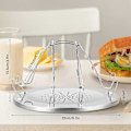 Miniatyrbillede 3 af 4: pc Camping Toaster til Gasblus, 4 Skiver Foldbar Gasblus Toaster (C)