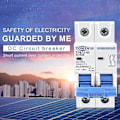 Miniatyrbilde 5 av 5: TOMZN 2P DC 1000V Solar Mini Strømbryter DC MCB Strømbryter for PV System, 63A I6(FCC)