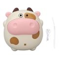 Pikkukuva 1 / 5: Sähköinen Mini 2-tasoinen USB-ladattava Nopea Lämmitin Piirretty Lehmä Yövalo Lämmitin (Beige)