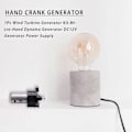 Miniatyrbild 2 av 5: 1 st Handdriven Vindkraftverk Generator Kit - Handdynamo Generator DC12V Generator Strömförsörjning