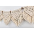 Miniatyrbild 4 av 4: Macrame Väggbonad Handgjord Vävd Gobeläng Bomullsvirkad Girlang Banner Handw