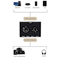 Miniatyrbillede 4 af 5: 4 Ports Audio Switch, 3.5mm Audio Switcher, Stereo AUX Audio Vælg, 4 Indgange 1 Udgange/1 Indgang 4 Udgange Audio Switcher Box
